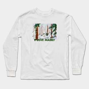 I Love Maine! Long Sleeve T-Shirt